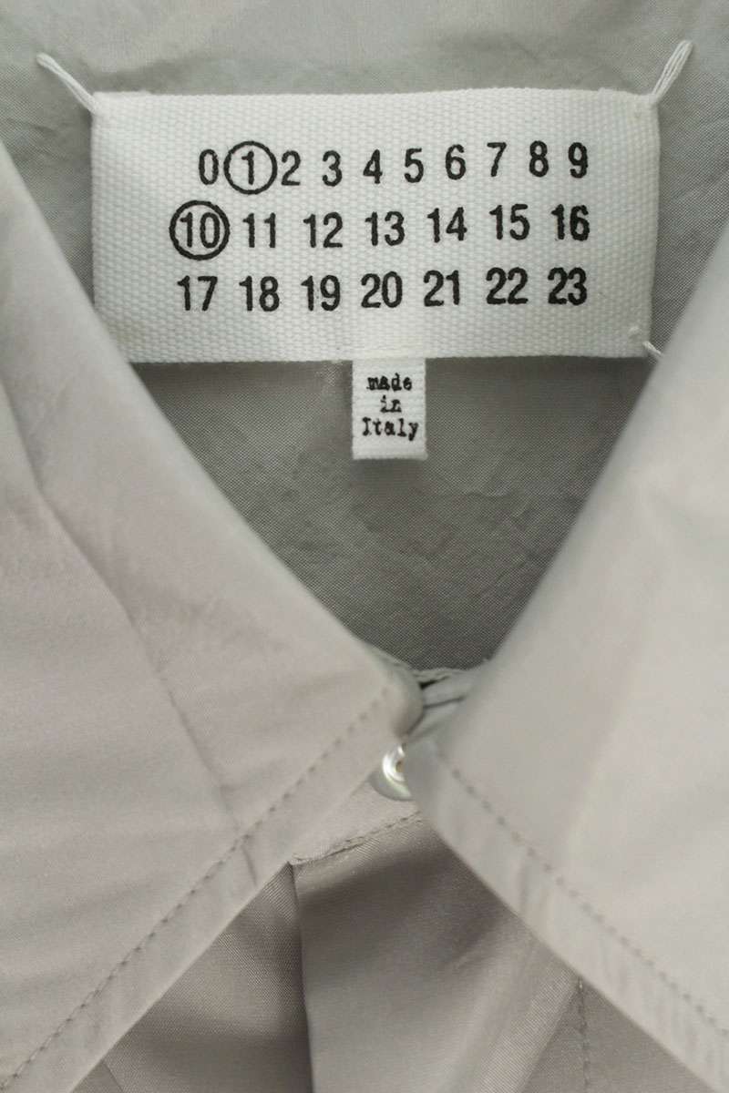 Maison Margiela 25AW Oversized Long Sleeve Shirt Gray Size 36