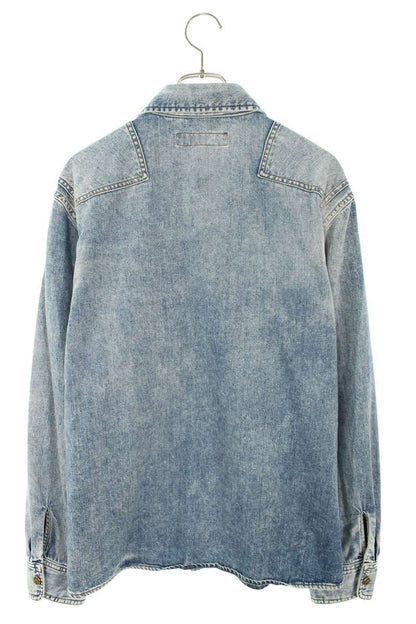 LOUISVUITTON 22AW Oversized Denim Shirt Indigo Size S
