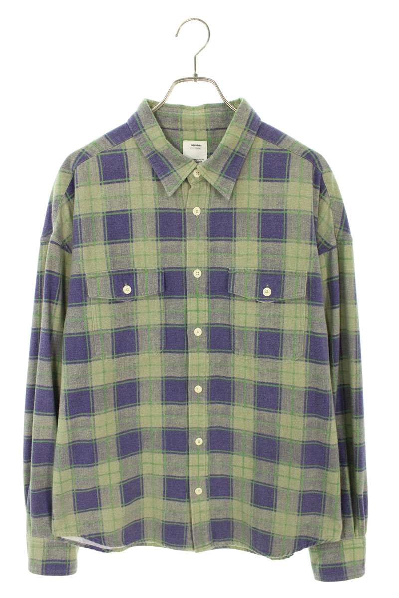VISVIM 23AW PIONEER KHADI CHECK SHIRT Long Sleeve Multi Size M