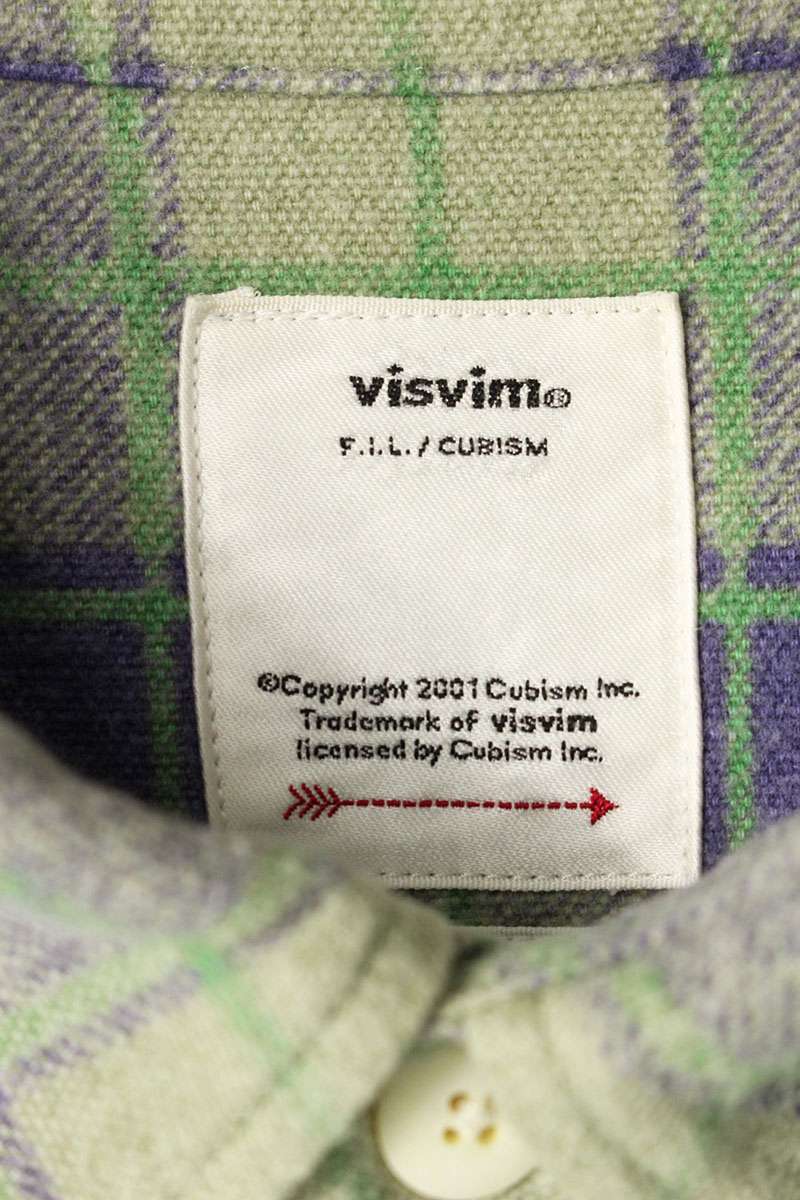 VISVIM 23AW PIONEER KHADI CHECK SHIRT Long Sleeve Multi Size M