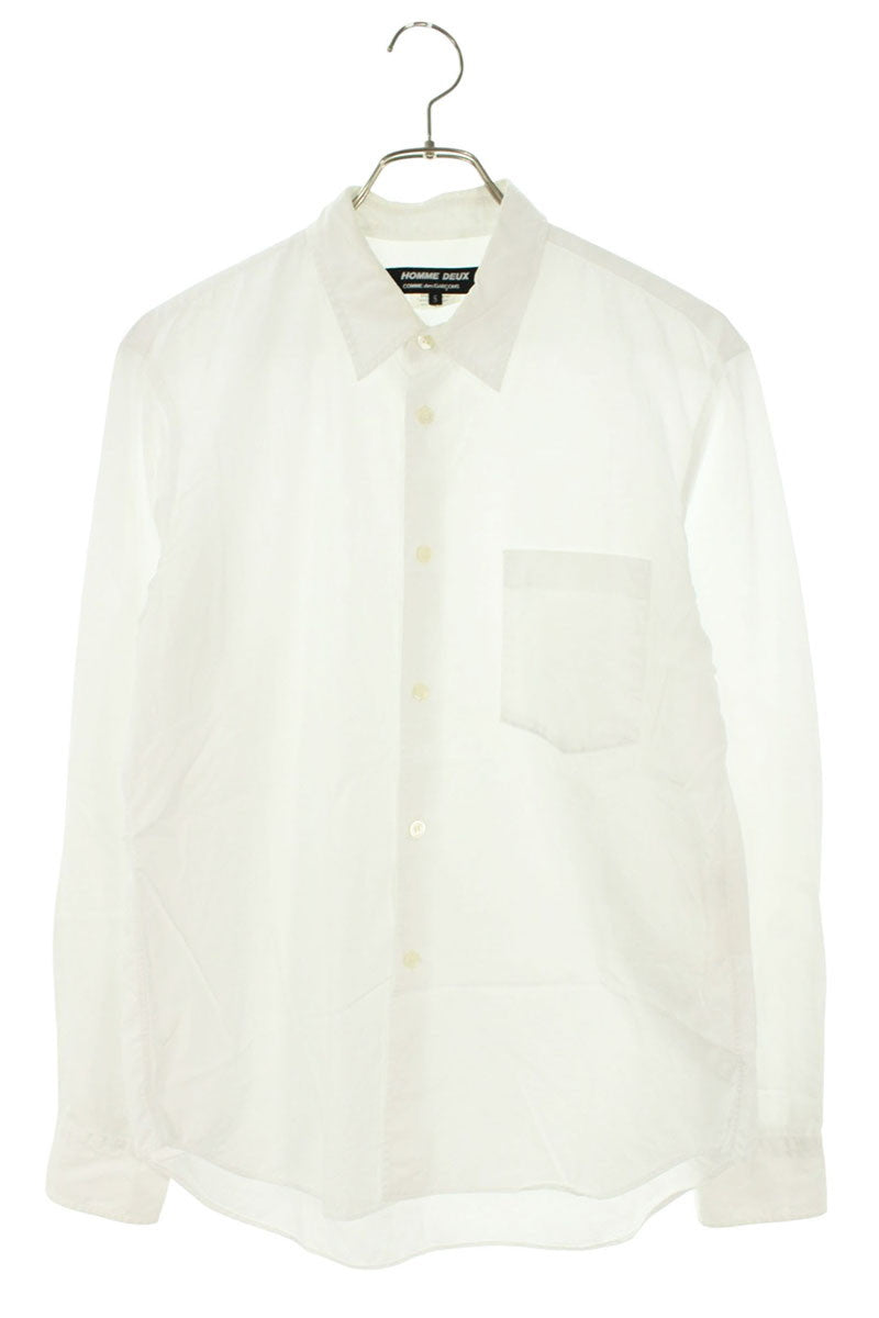COMME des GARCONS HOMME DEUX 2019 Plain Long Sleeve Shirt Size S