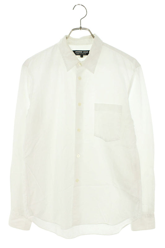 COMME des GARCONS HOMME DEUX 2019 Plain Long Sleeve Shirt Size S