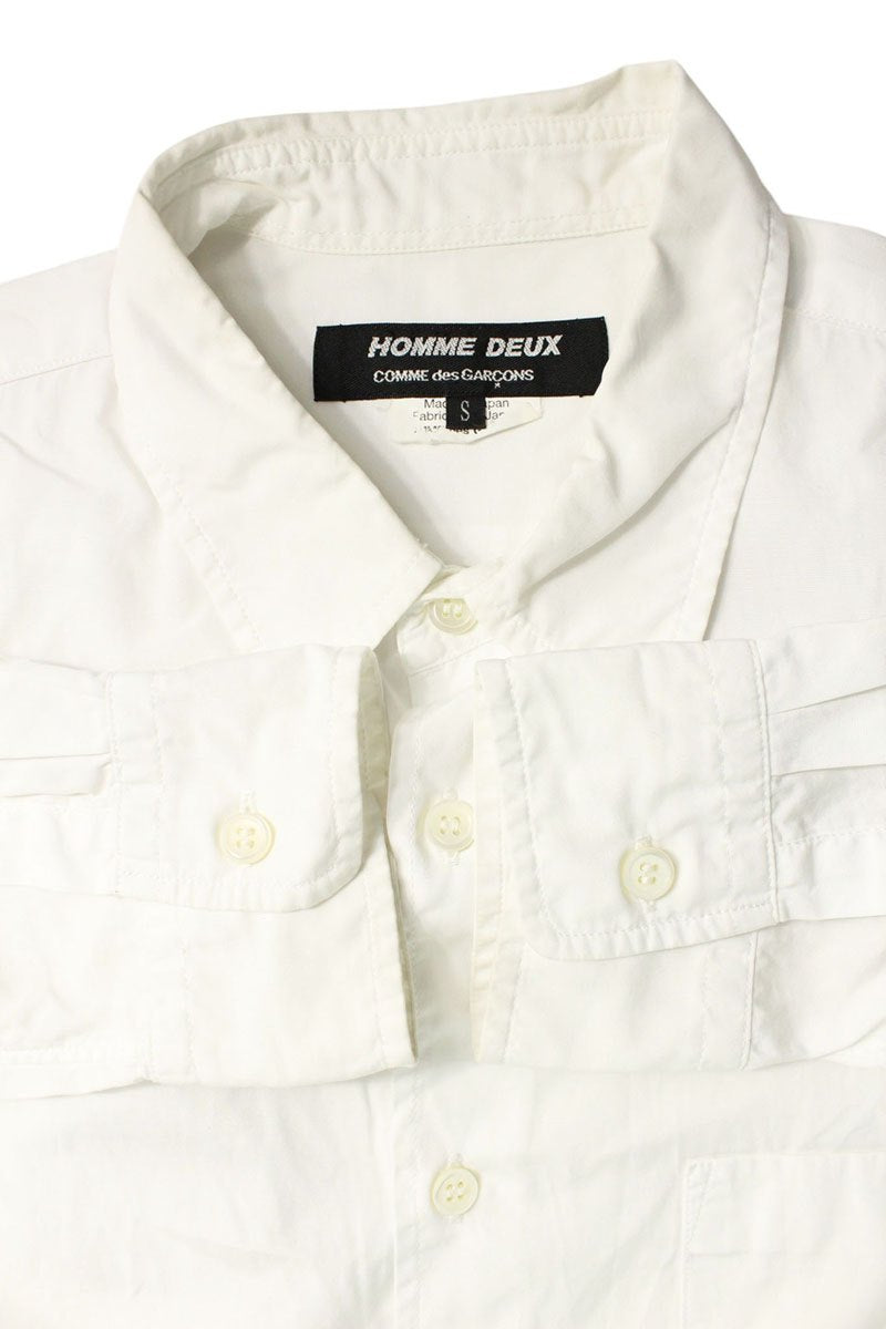 COMME des GARCONS HOMME DEUX 2019 Plain Long Sleeve Shirt Size S