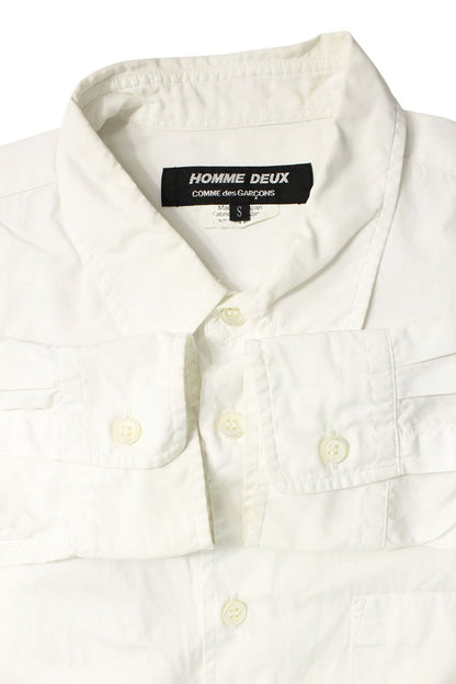 COMME des GARCONS HOMME DEUX 2019 Plain Long Sleeve Shirt Size S