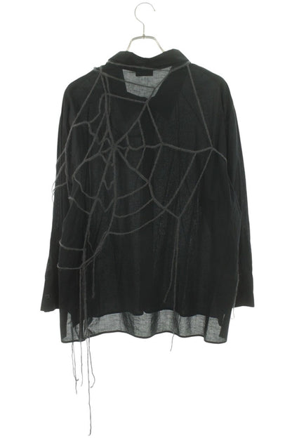 LIMI feu Spider Off-Shoulder Long Sleeve Shirt Black Size M