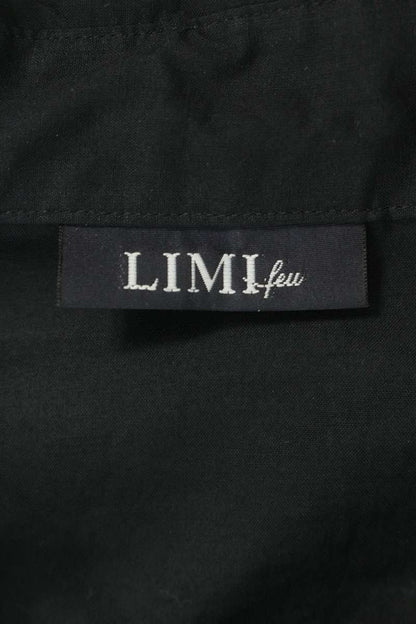 LIMI feu Spider Off-Shoulder Long Sleeve Shirt Black Size M
