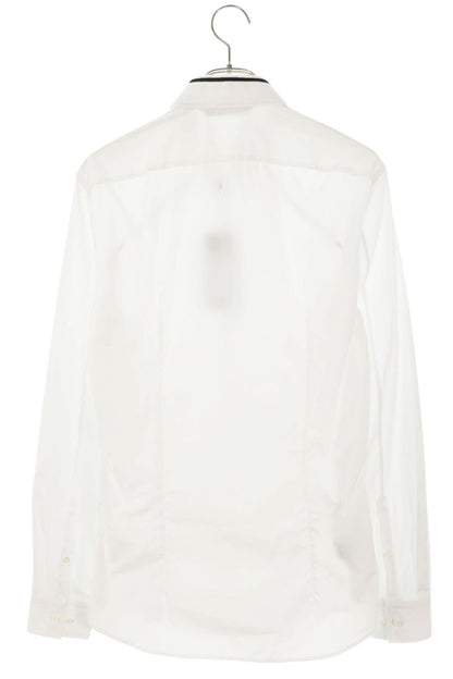 Neil Barrett Cotton Long Sleeve Shirt White Black Size XXL