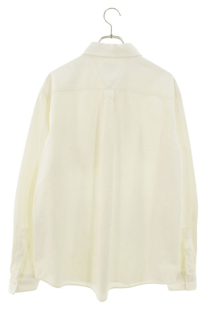 BOTTEGA VENETA Cotton Twill Long Sleeve Shirt White Size L