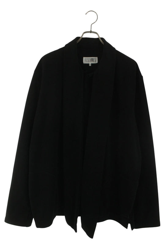 MM6 25AW Attached Scarf Sweatshirt Black Size XXL