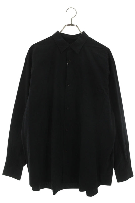 COMOLI 26SS Cotton Long Sleeve Shirt Navy Size XL
