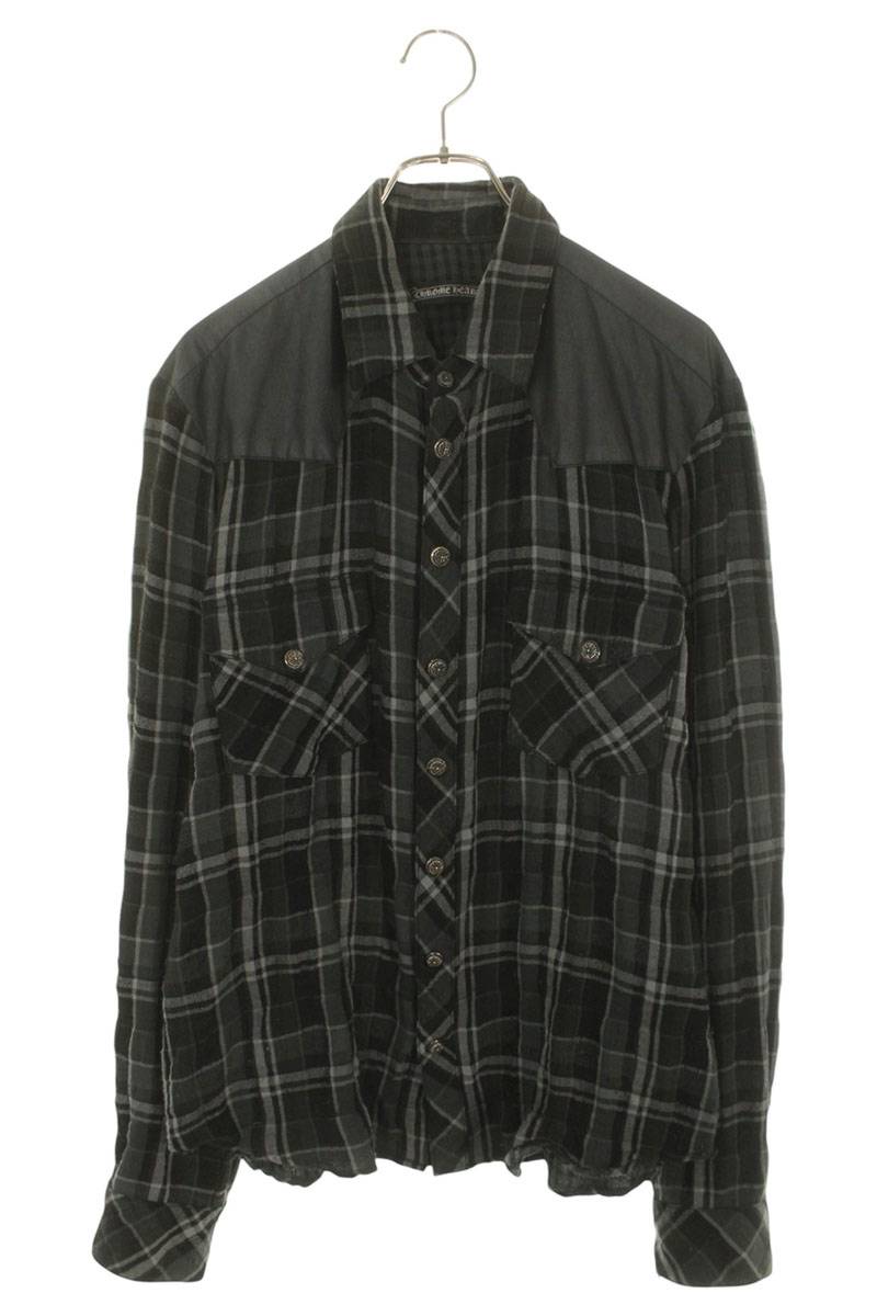 Chrome Hearts LOOSEENDS Long Sleeve Check Shirt Multi Size M
