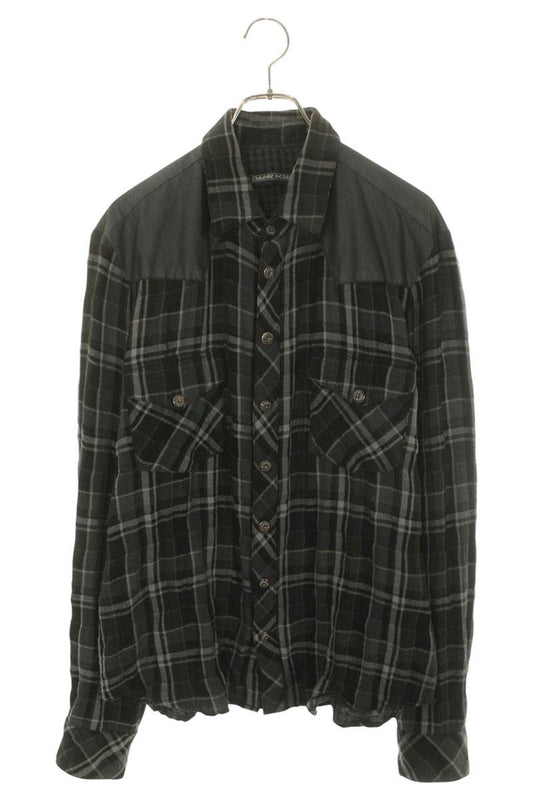 Chrome Hearts LOOSEENDS Long Sleeve Check Shirt Multi Size M