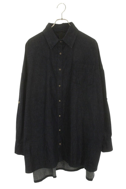 Chrome Hearts MAHAL KITA Crossball Button Long Sleeve Shirt Size L