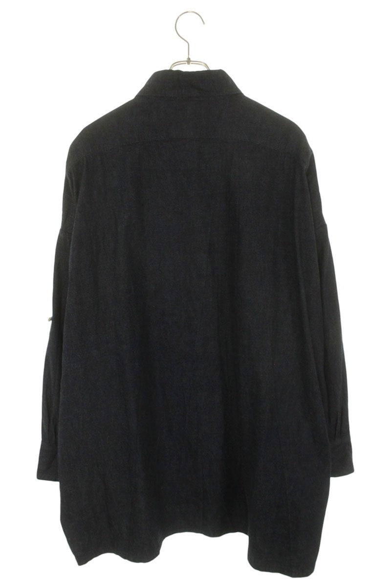 Chrome Hearts MAHAL KITA Crossball Button Long Sleeve Shirt Size L