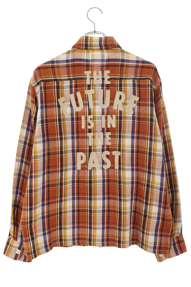 HUMAN MADE Orange Check Shirt Size M