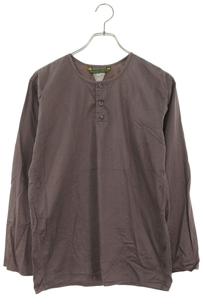 Paul Harnden Half Button Pullover Long Sleeve Shirt Gray Size XS