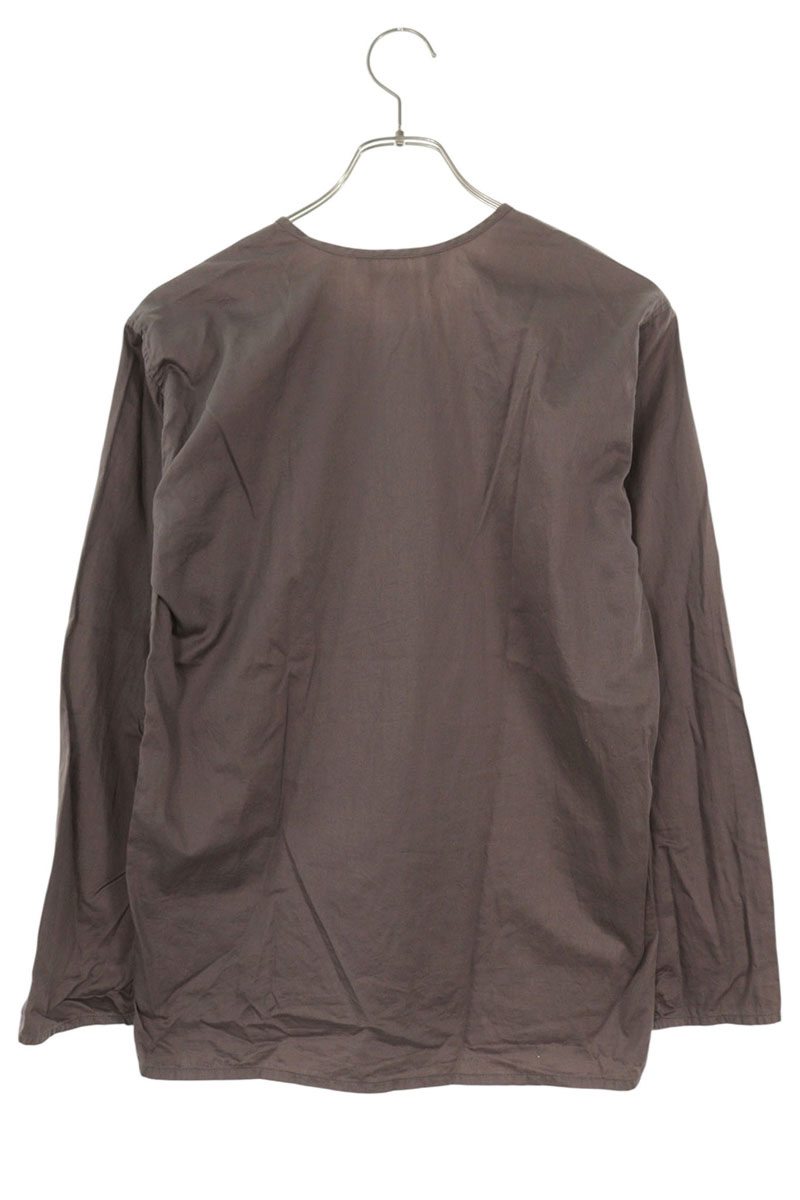 Paul Harnden Half Button Pullover Long Sleeve Shirt Gray Size XS