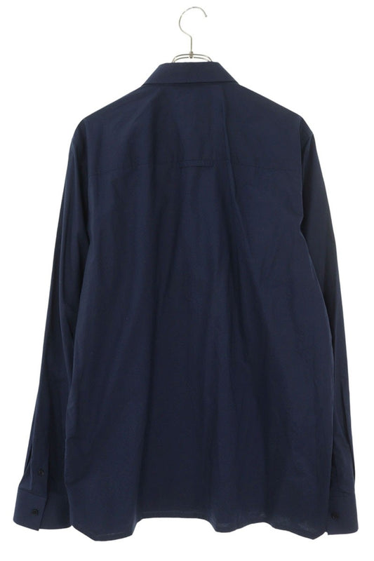BOTTEGA VENETA 19AW Cotton Long Sleeve Shirt Navy Size S