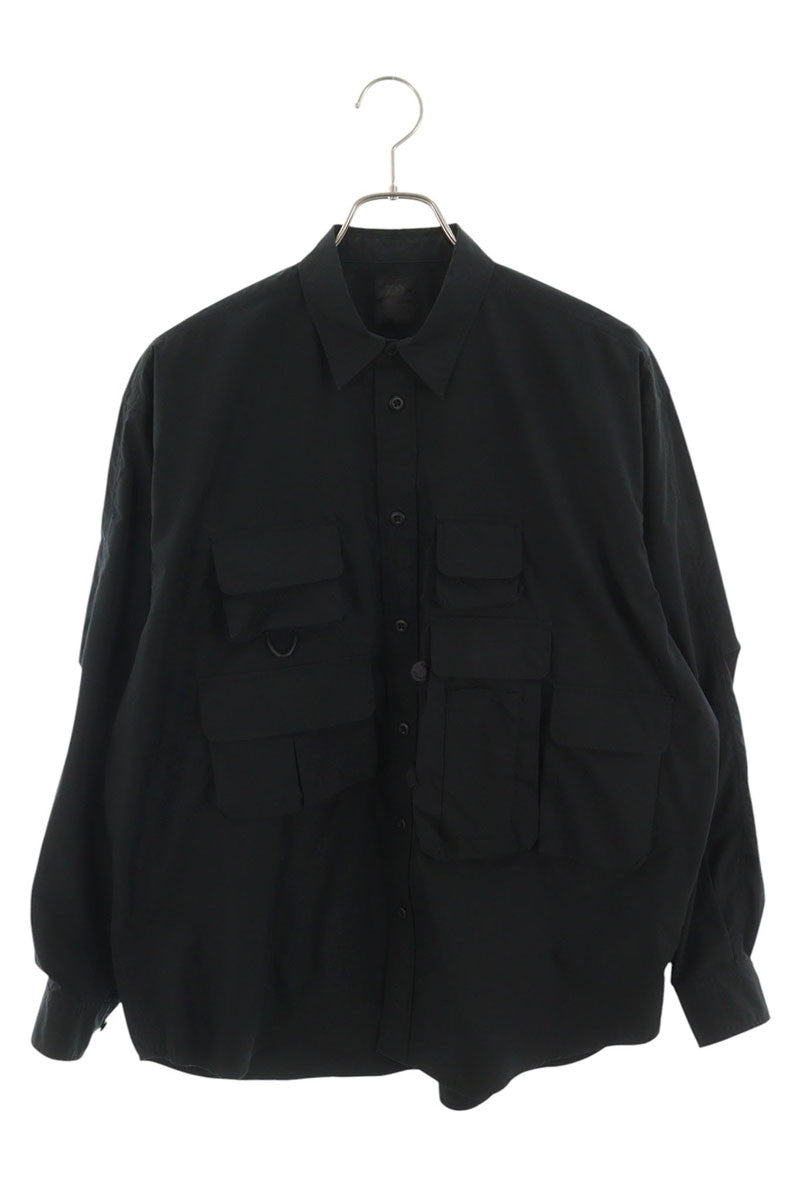 DAIWA PIER Tech Anglers Utility Long Sleeve Shirt Black Size S