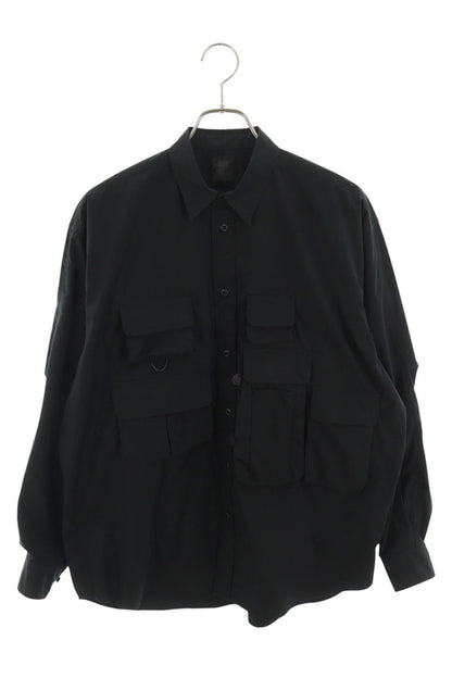 DAIWA PIER Tech Anglers Utility Long Sleeve Shirt Black Size S