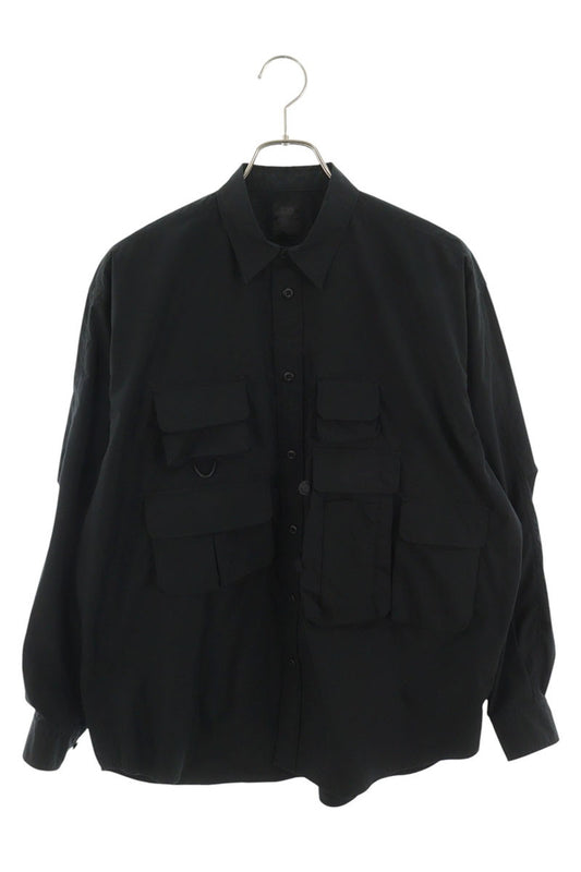 DAIWA PIER Tech Anglers Utility Long Sleeve Shirt Black Size S