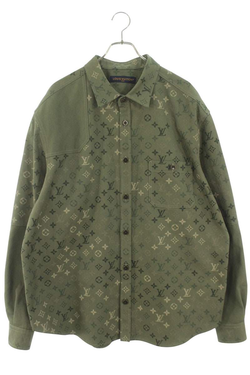 LOUISVUITTON 26SS Monogram All-Over Work Long Sleeve Size 4L