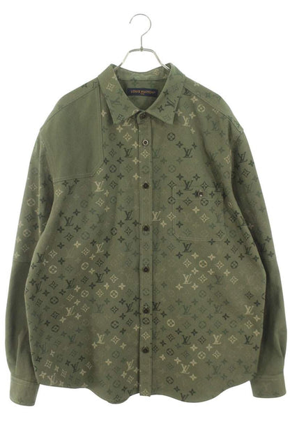 LOUISVUITTON 26SS Monogram All-Over Work Long Sleeve Size 4L