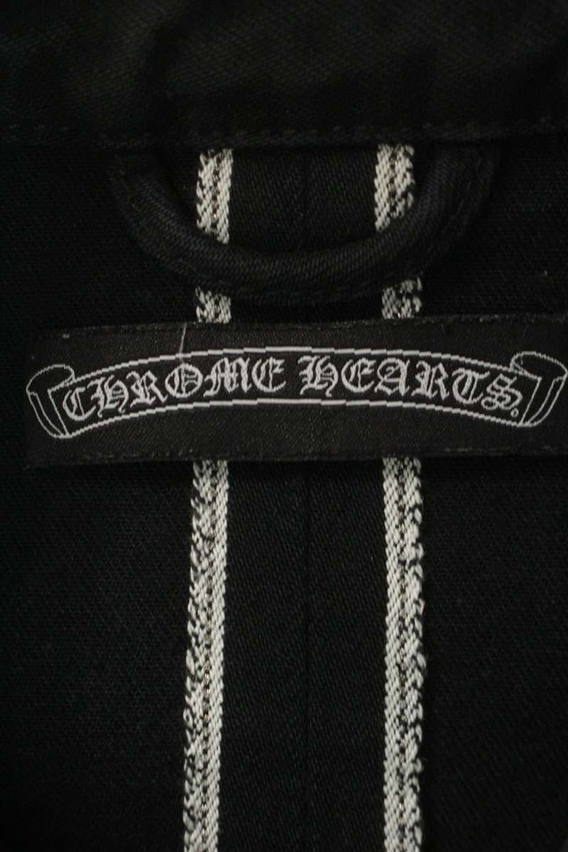 Chrome Hearts DENIM WESTERN Sleeve Cross Patch Cross Size SM