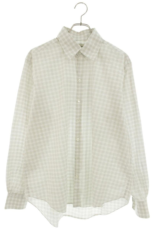 CAMISAS MANOLO 25SS Grey Checks Normal Shirt Size M