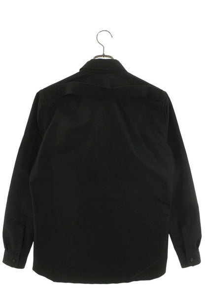 Rick Owens 18SS Blu Dirt Back Belt Shirt Black Size XXL