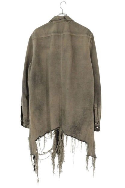 Rick Owens Distressed Oversized Denim Shirt Size M