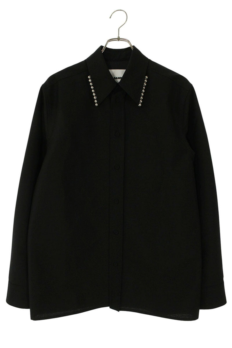 JILSANDER Studded Wool Mohair Blend Shirt Size XXS