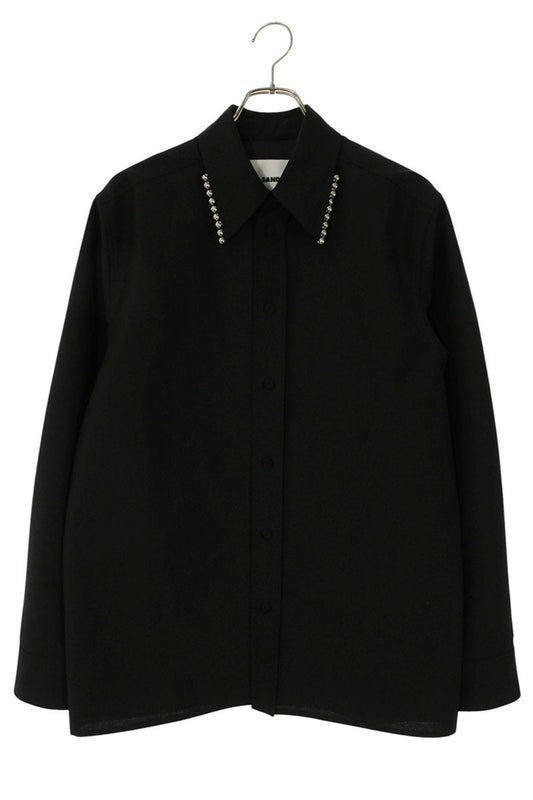JILSANDER Studded Wool Mohair Blend Shirt Size XXS