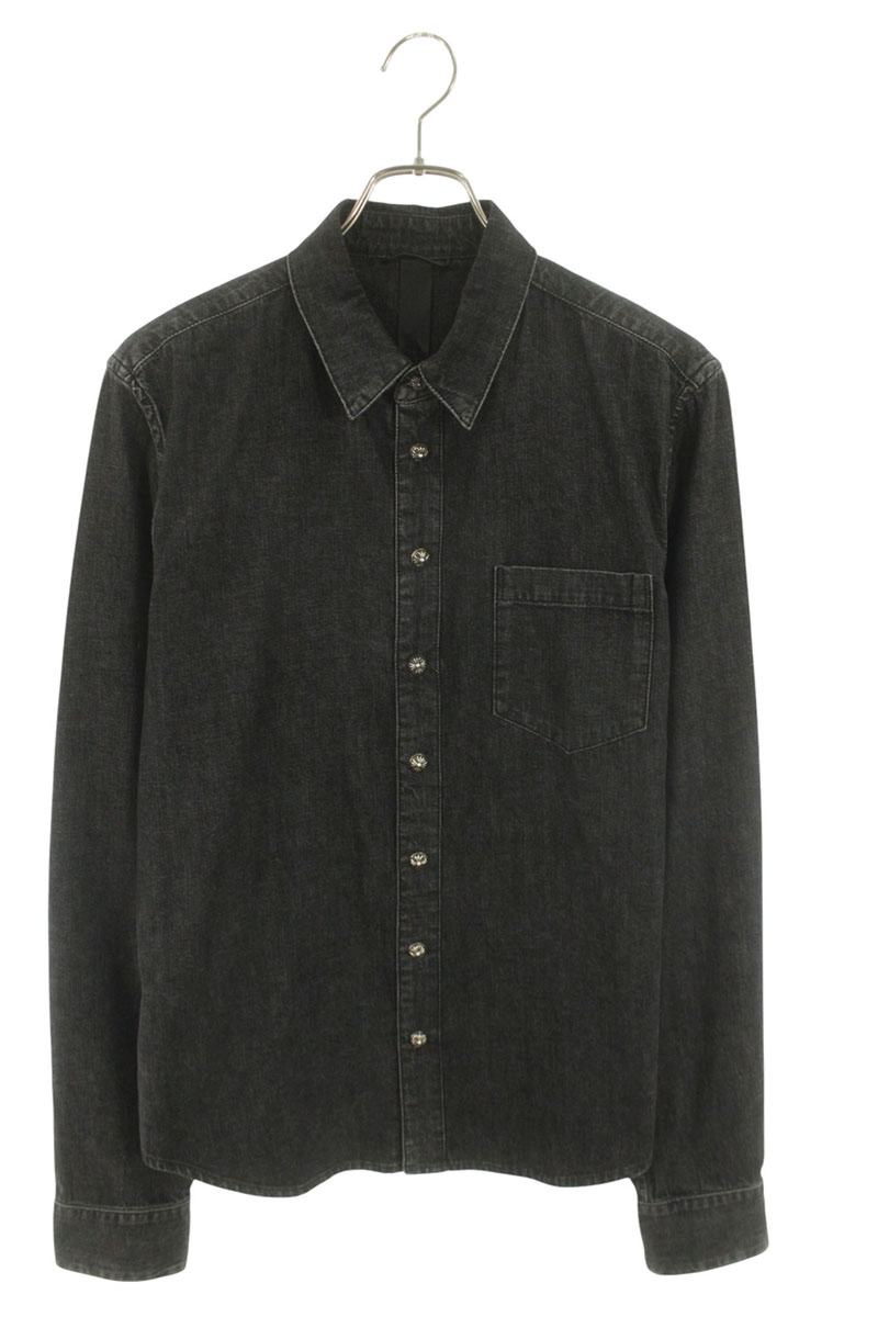 Chrome Hearts LOOSEENDS Long Sleeve Denim Cross Button Long Sleeve Size M