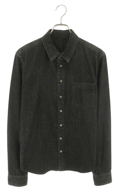 Chrome Hearts LOOSEENDS Long Sleeve Denim Cross Button Long Sleeve Size M