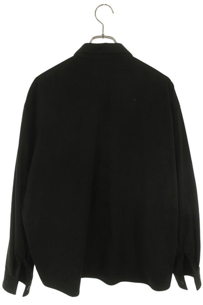 ROTTWEILER Faux Suede Long Sleeve Shirt Black Size M