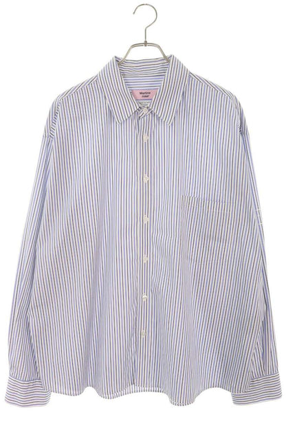 MARTIN ROSE Stripe Cotton Long Sleeve Shirt Size S