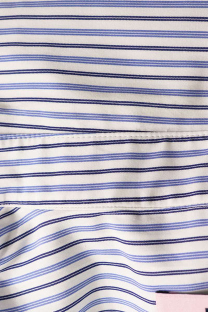 MARTIN ROSE Stripe Cotton Long Sleeve Shirt Size S