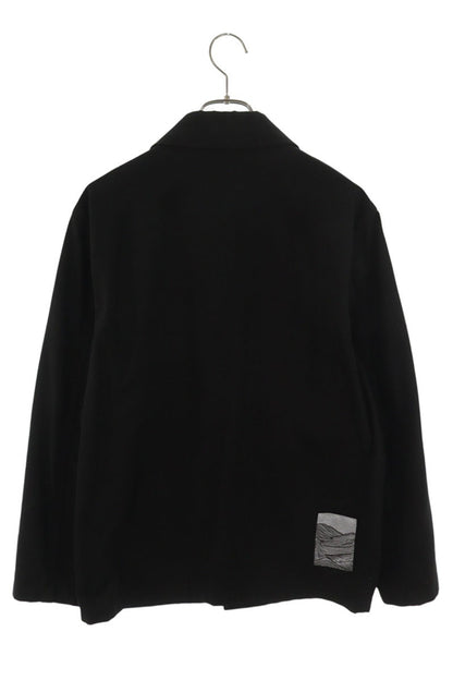 JILSANDER+ Cotton Big Pocket Herringbone Long Sleeve Shirt Size S