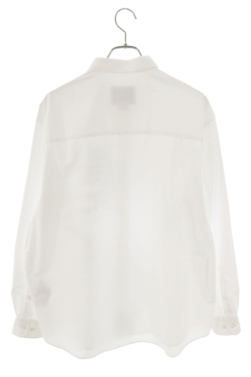 WTAPS Poly-Cotton Oxford Long Sleeve Shirt White Size L