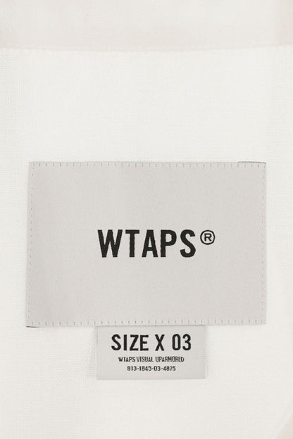 WTAPS Poly-Cotton Oxford Long Sleeve Shirt White Size L