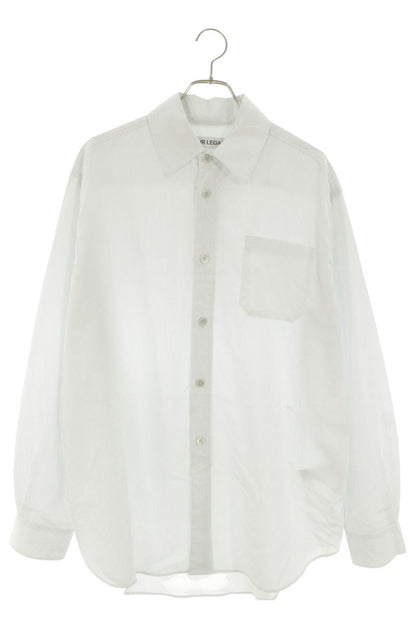 OUR LEGACY Striped Relaxed Shirt White Size S
