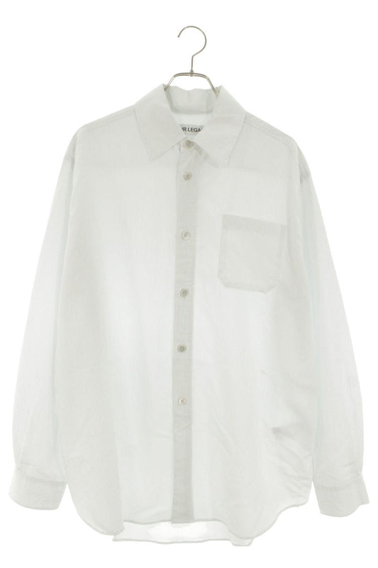 OUR LEGACY Striped Relaxed Shirt White Size S