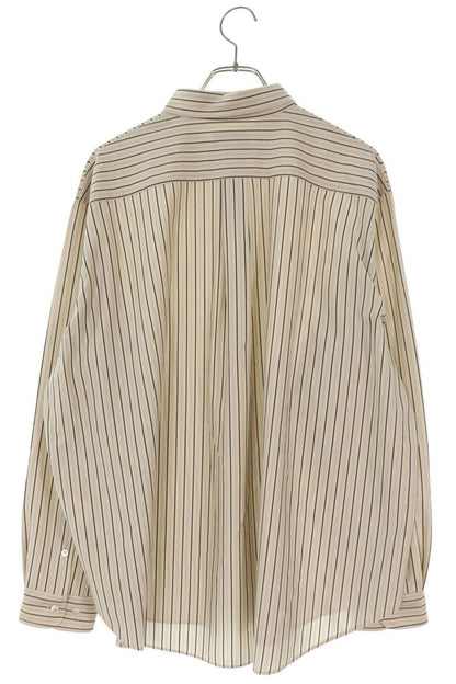 KANEMASA PHIL Stripe Cotton Blend Long Sleeve Shirt Size M