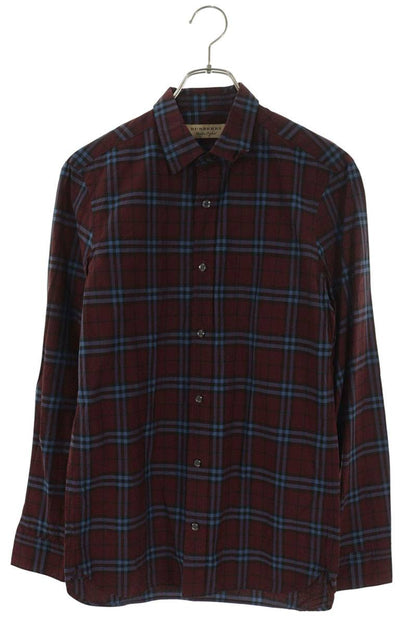 Burberry Cotton Check Long Sleeve Shirt Multi Size XS