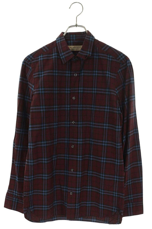 Burberry Cotton Check Long Sleeve Shirt Multi Size XS