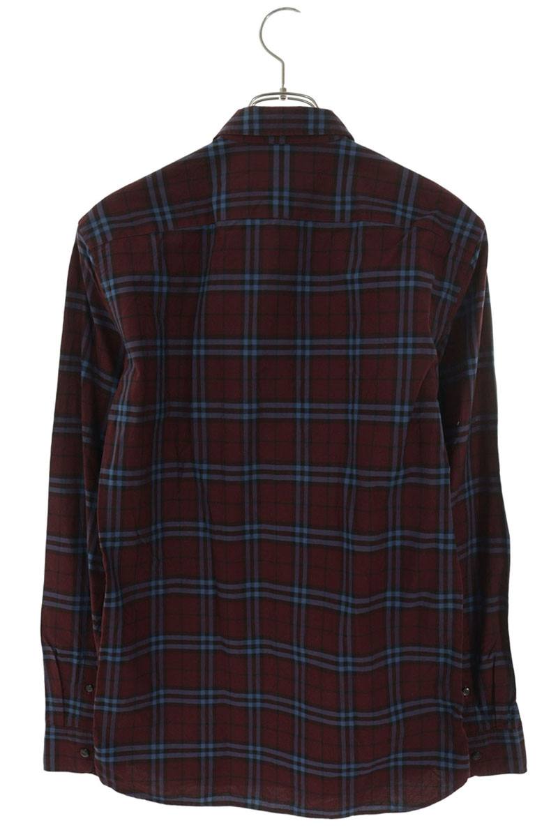 Burberry Cotton Check Long Sleeve Shirt Multi Size XS