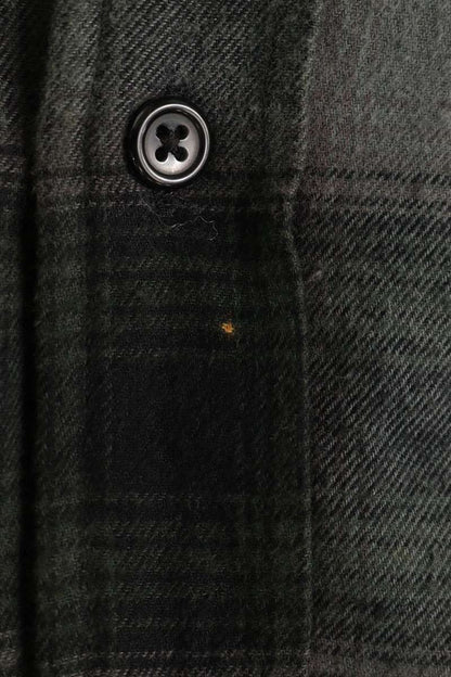 SUPREME 21AW Hooded Flannel Zip Up Shirt Multi Size L