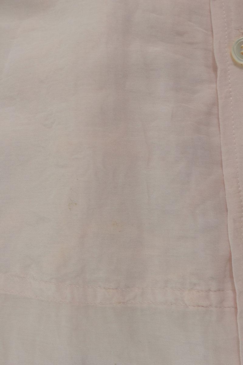 OUR LEGACY Pink Cotton Silk Long Sleeve Shirt Size XXL