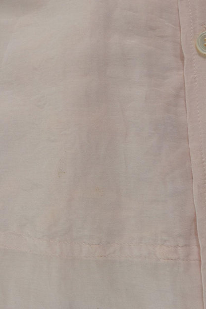 OUR LEGACY Pink Cotton Silk Long Sleeve Shirt Size XXL